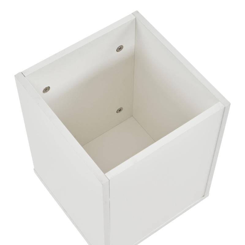 Lift-Up Coffee Table with Hydraulic Mechanism, Hidden Storage and Adjustable Height, 100L x 50W x 48H cm, White