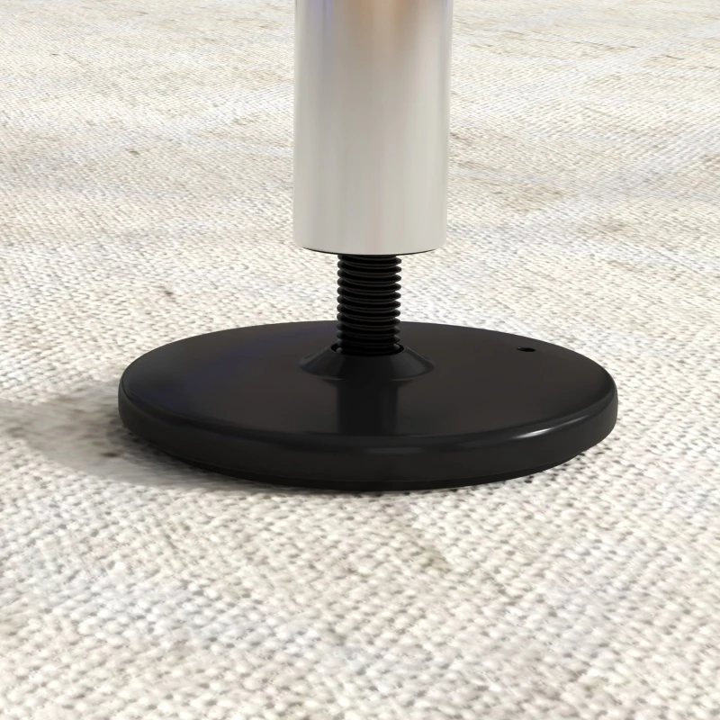 HOMCOM Barre de gymnastique para niños, barra horizontal plegable con altura ajustable y anillos de gimnasia, violeta