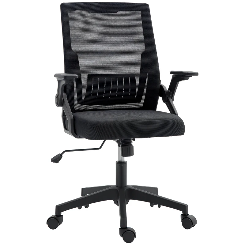 Vinsetto Office Chair, with Lumbar Support - Black