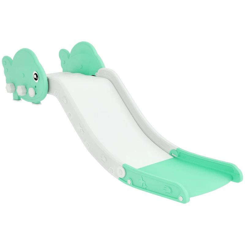 AIYAPLAY Kids Sofa Slide with 130cm Extended Length, HDPE Toddler Slide for Sofa, Bed, Stairs, Easy Assemble & Storage, Green