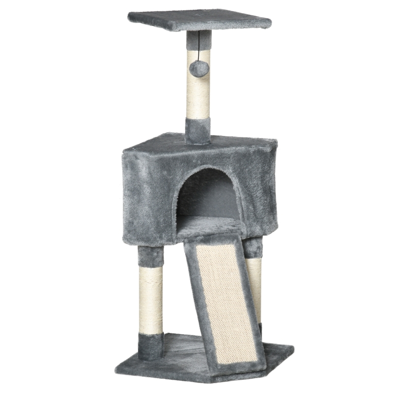 small cat tree with scratching post PAWZ Road Mushrooms Cat Scratching Post Sisal Claw Scratcher for Kittens  and Small Cats, Red
