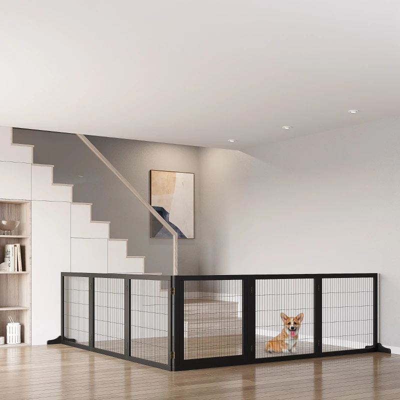 PawHut barrière voor honden 432 cm x 36 cm x 70 cm(m-9)