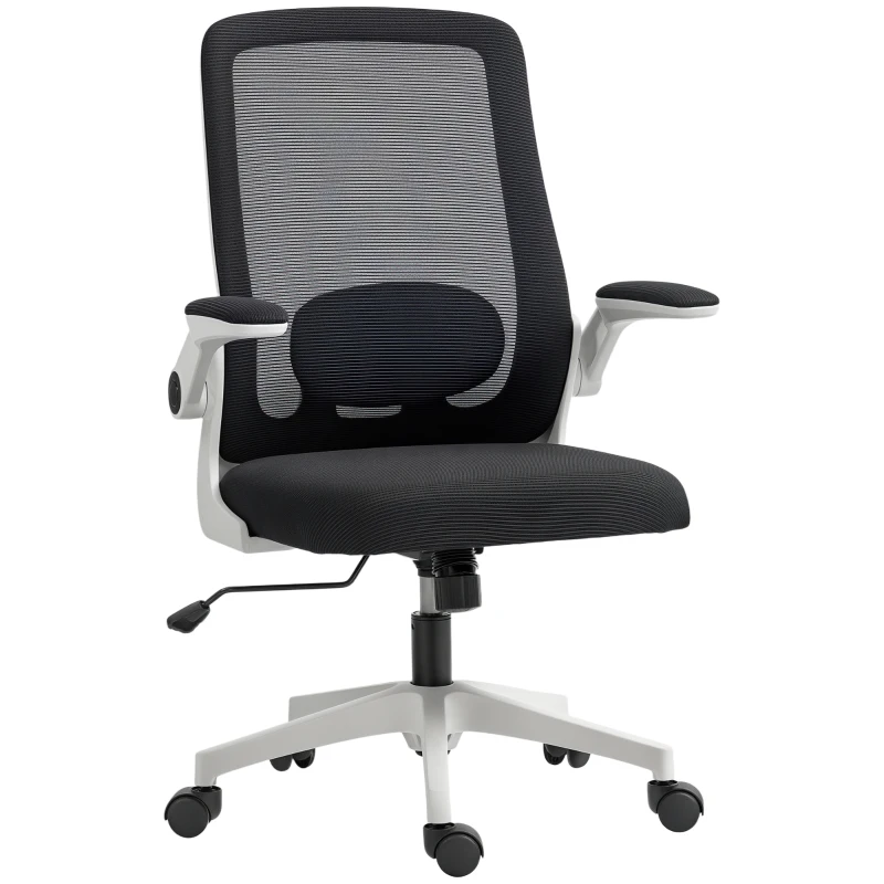 HOMCOM Mesh Back Adjustable Office Chair - Black