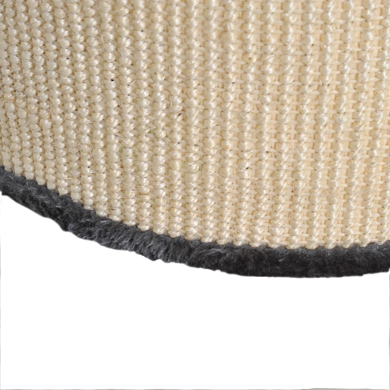 PawHut 70cm Height Cat Post Tree Scratching Barrel Sisal Activity Center Condo Kitten Bed Scratcher Climbing Climber Play House