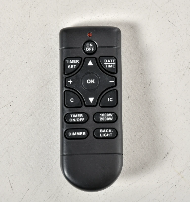 HOMCOM Elektrischer Kamin, 3D LED-Flammen, Fernbedienung, Timer, MDF, Weiß