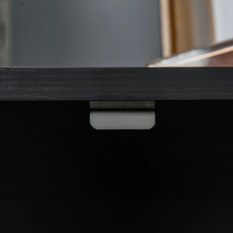 Vinsetto Mueble de Oficina Portadocumentos Multiuso con Cerradura, 2 Puertas y Estante Interior, 80x40x80 cm, Negro