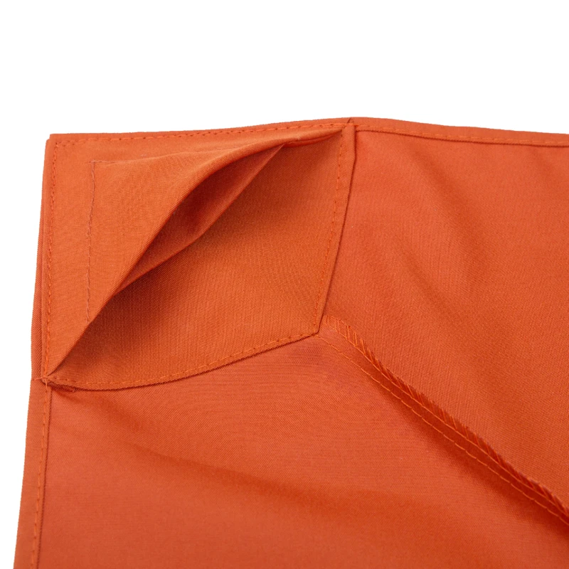 Outsunny Toile de toit de rechange pour  tonnelle tente orange terracotta 3x3m