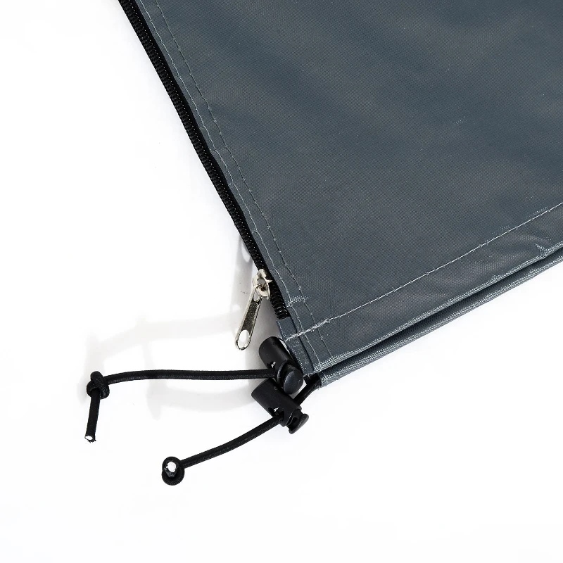 Outsunny Protección Cubierta de Sombrilla Parasol 178cm Tela Oxford Gris