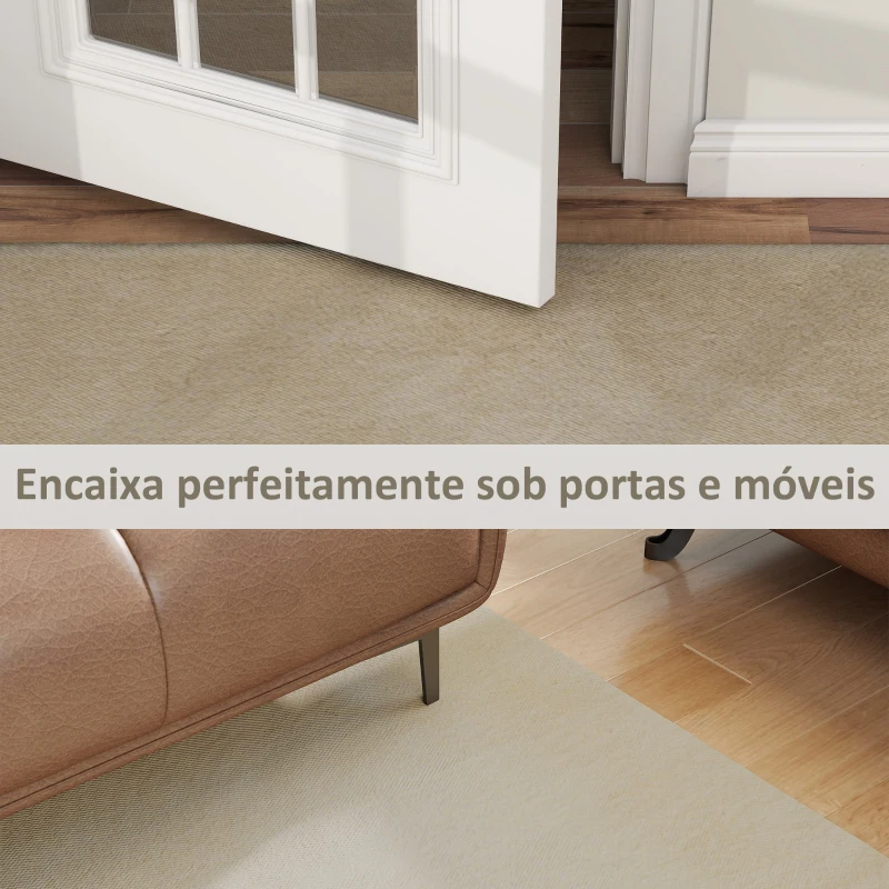 HOMCOM Tapete para Sala de Estar 120x160 cm Tapete Lavável à Máquina Pelo Longo Macio Estilo Moderno Creme