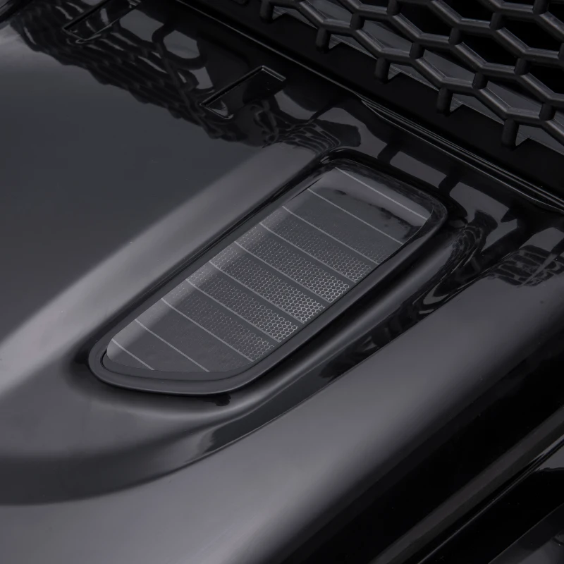 HOMCOM Carro Elétrico 4x4 para Crianças 12V com Controlo Remoto Faróis e Buzina 3-6 Anos Preto