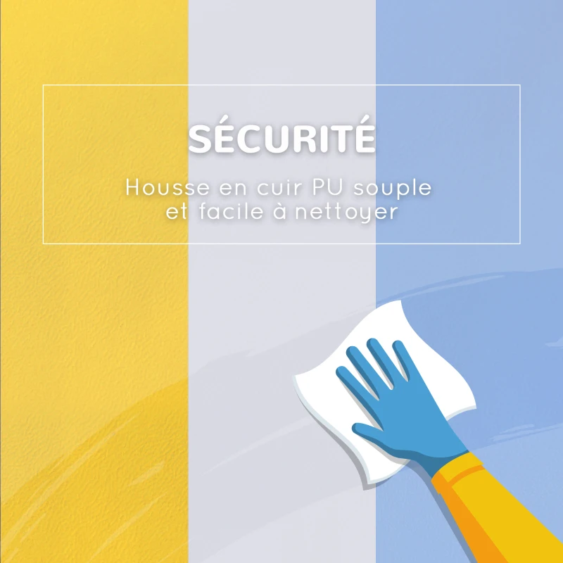 HOMCOM Parcours motricité bébé jouets d'escalade modulable 2 briques géantes en mousse 50 x 50 x 25 cm multicolore