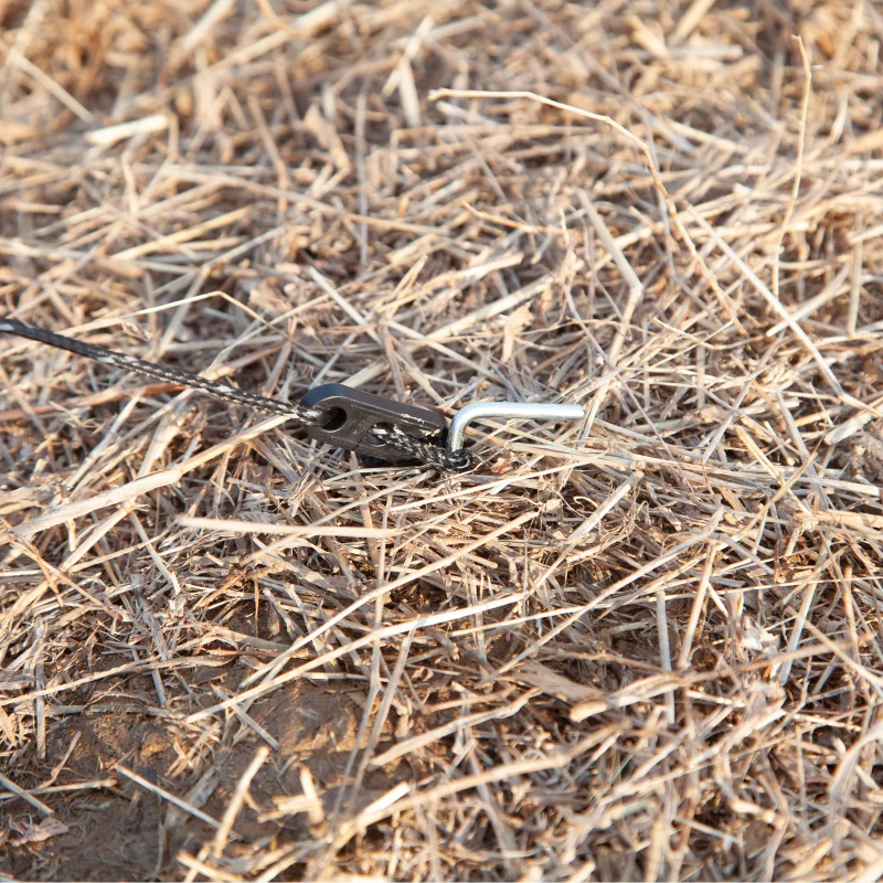 Outsunny Paraviento de camping portátil plegable con bolsa de transporte y postes de acero dimensiones 540x150 cm