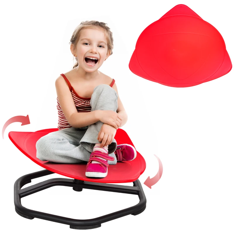 AIYAPLAY Sensory Spinning Chair for Kids, for Coordination, Balance, Red