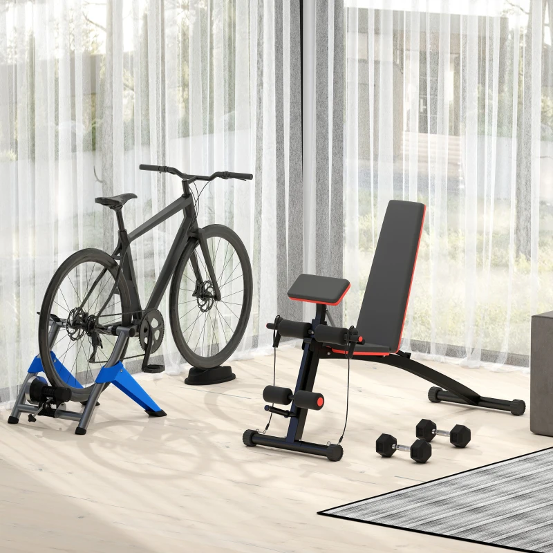 HOMCOM Hexagon Hanteln, 2er Set Hanteln mit gerändeltem Griff, Kurzhantelset aus Gusseisen, 2 x 4 kg, Kurzhanteln für Männer Frauen, Zuhause, Fitnessstudio, Krafttraining