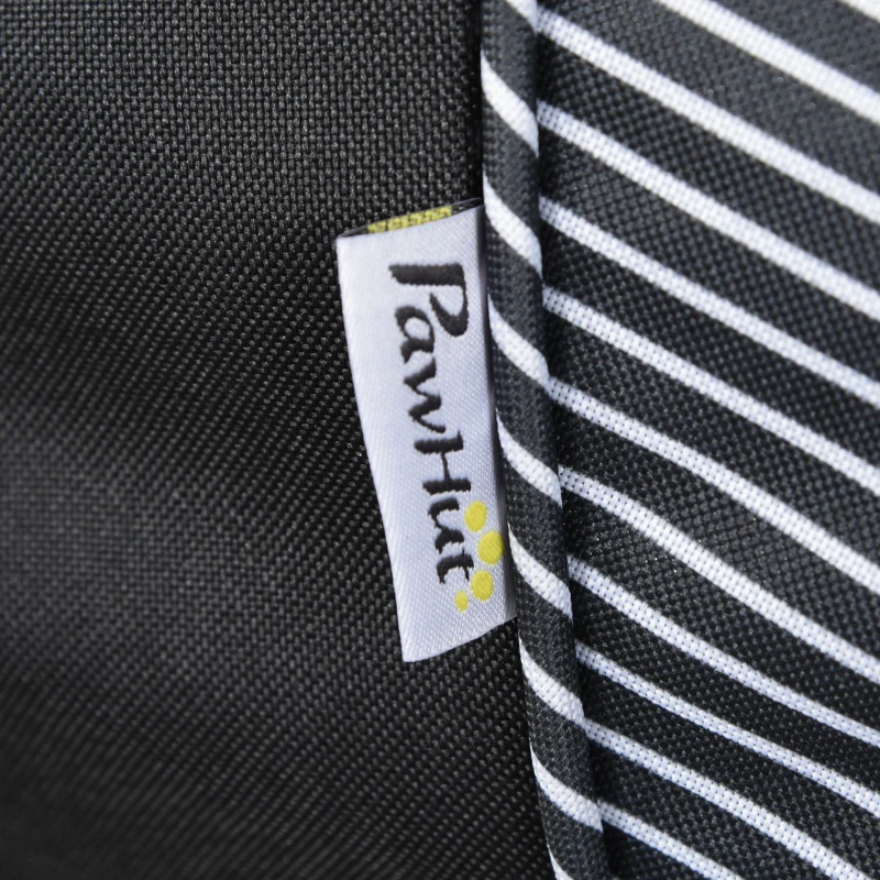 PawHut Carrito para perro mascotas plegable 4 ruedas EVA manillar ajustable cesta 76,5x52x95 cm