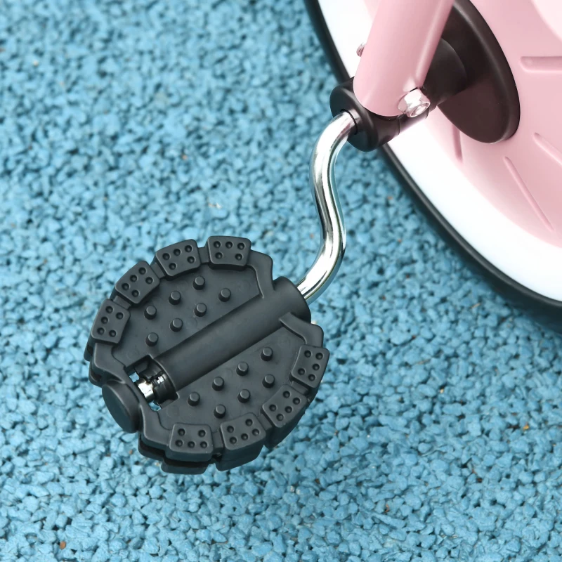 AIYAPLAY Triciclo per Bambini da 2-5 Anni con Seduta Regolabile e Campanello, 70.5x50x58cm, Rosa