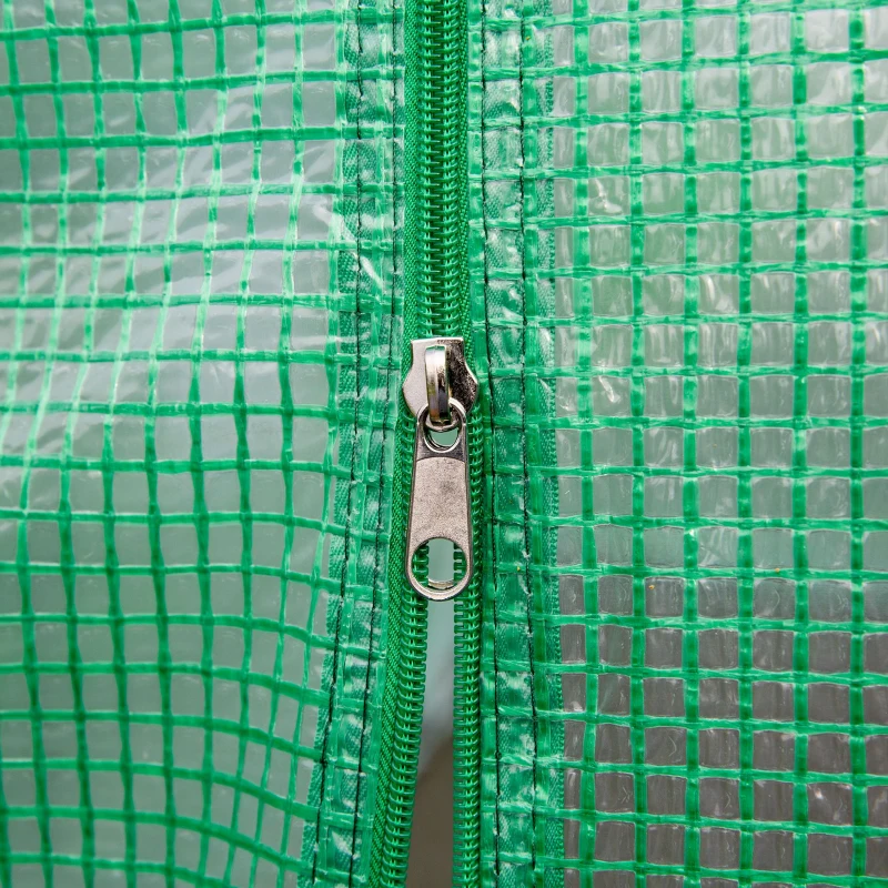 Outsunny Walk In Greenhouse Cover Replacement Plant Growhouse PE Cover 3.5x3x2m Green