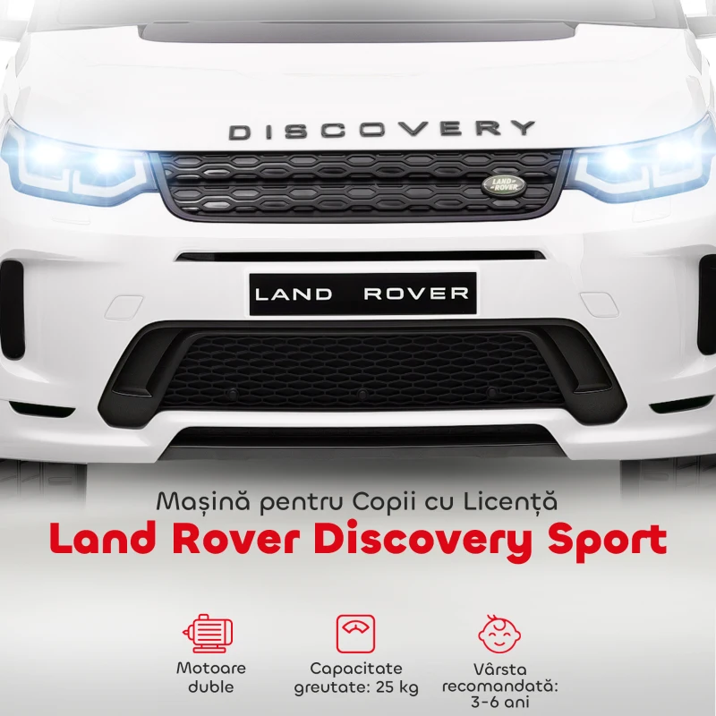 AIYAPLAY Mașină Electrică pentru Copii 3-6 Ani cu Telecomandă, Centură, Muzică, Claxon și Faruri, 106x65.5x51 cm, Alb