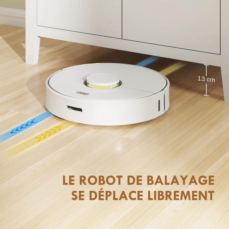 HOMCOM Bufet salon mobilier de depozitare cu dulap cu 2 uși, sertar și raft reglabil, 80 x 40 x 90 cm, alb