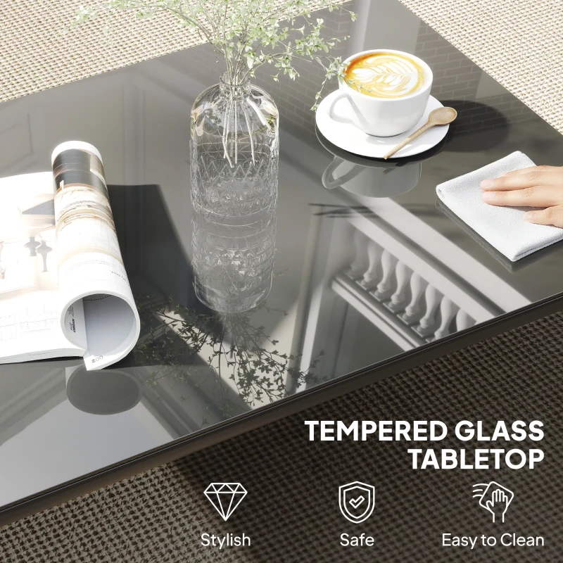 Outsunny Set Mobilier Gradina cu Canapea 3 Locuri, Scaun Adjustable, Set Canapele Exterior cu Masa Laterală și Perne, Aluminiu Gri