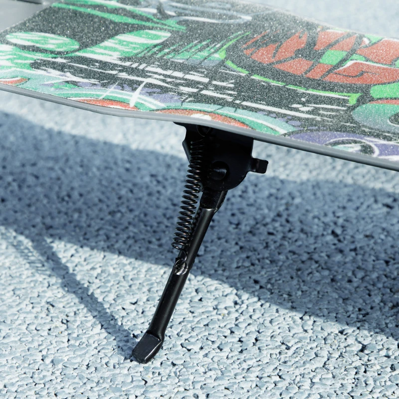 AIYAPLAY Trotinetă copii 6-12 ani, trotinetă pliabilă cu 2 roți, reglare în înălțime, pentru fete și băieți, scooter verde