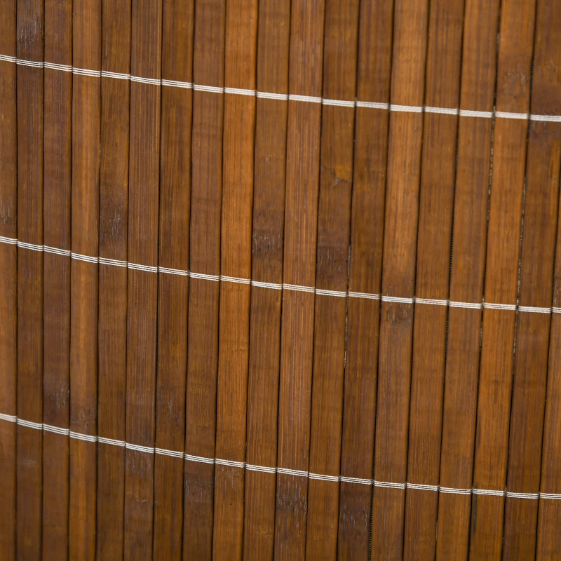 HOMCOM Coș de rufe Coș pentru colectarea rufelor, 55L capacitate, capac detașabil, 38 cm x 38 cm x 57 cm, Maro