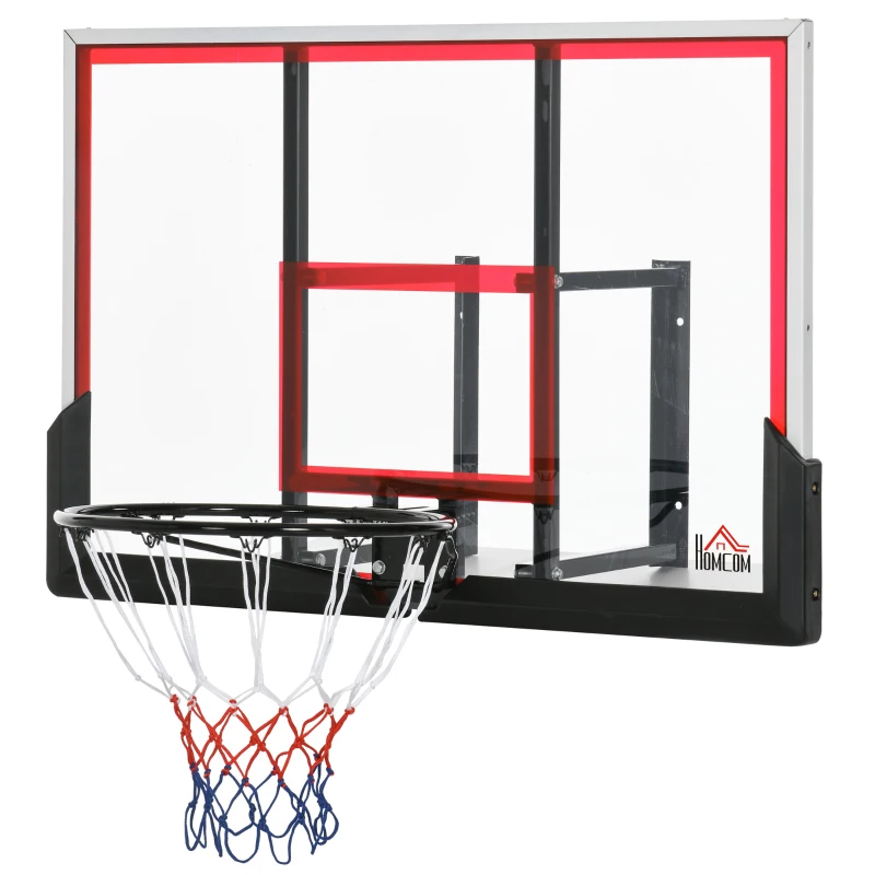 HOMCOM Panier de basketball mural avec panier spécial - 102 x 76 x 110 cm - interior exterior