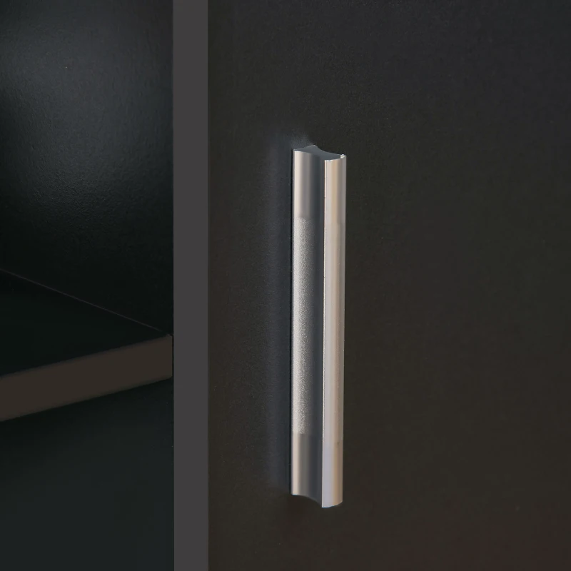 HOMCOM Suport pentru Imprimantă - Căsuță de Organizare de Birou cu Rotile - Dim. 100L x 40l x 71H cm din Lemn Negru