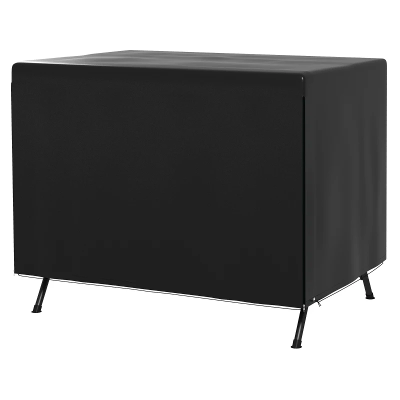 Outsunny Husa de Protectie balansoar de Gradina panza impermeabila dim. 2,15L x 1,55l x 1,5H m PE Negru