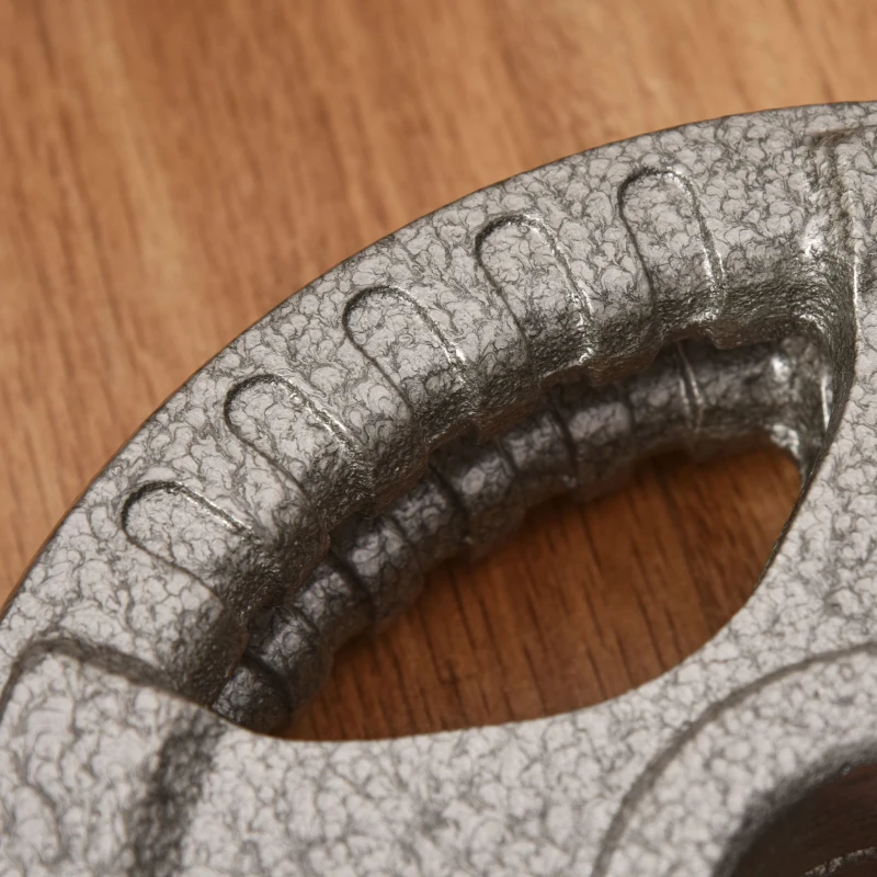 HOMCOM Discuri de greutate 2,5/2,5/5/5 kg, greutăți de antrenament pentru bare olimpice de 5 cm, discuri de haltere din oțel