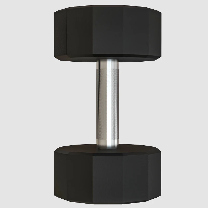 SPORTNOW Halteră prindere antiderapantă, fitness, sport acasă, 15kg, negru