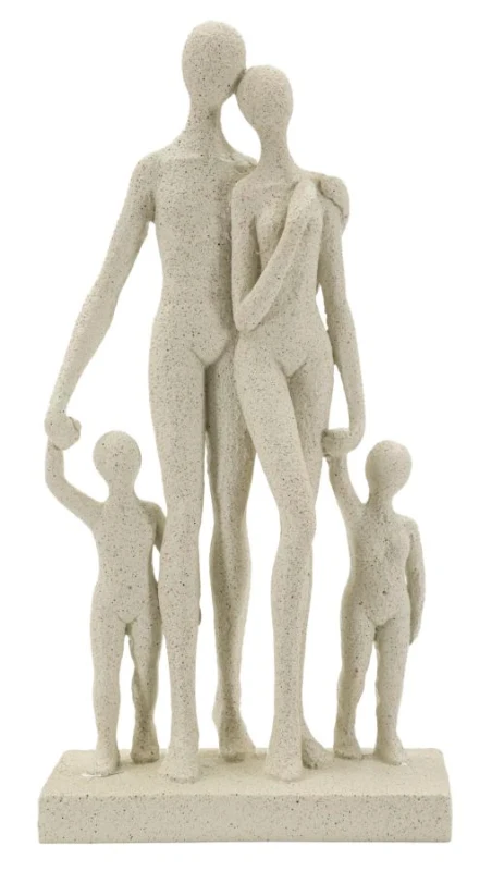 Mauro Ferretti Statuetă Familie Cm 16X8X30,3