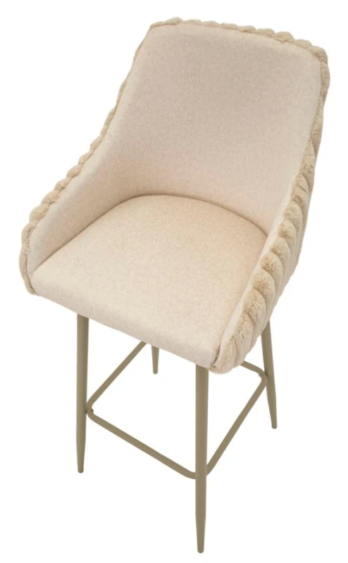 Mauro Ferretti Scaun De Bar Alaska -A- Set 2 Bucăți Cm 52X46X111 (Înălțime Șezut Cm 78)