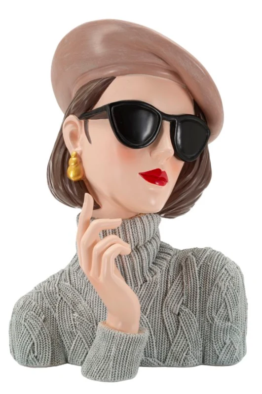 Mauro Ferretti Statueta Donna Paris -B- Cm 18,5X14X24