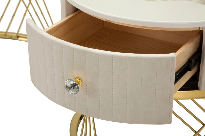 Mauro Ferretti Set De 2 Masute De Cafea Votix,  Cm Ø 70X48-50X43,3