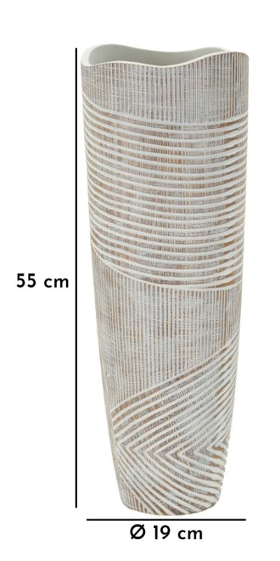 Mauro Ferretti Vază din rășină poliuretană cm ø 19 x 53