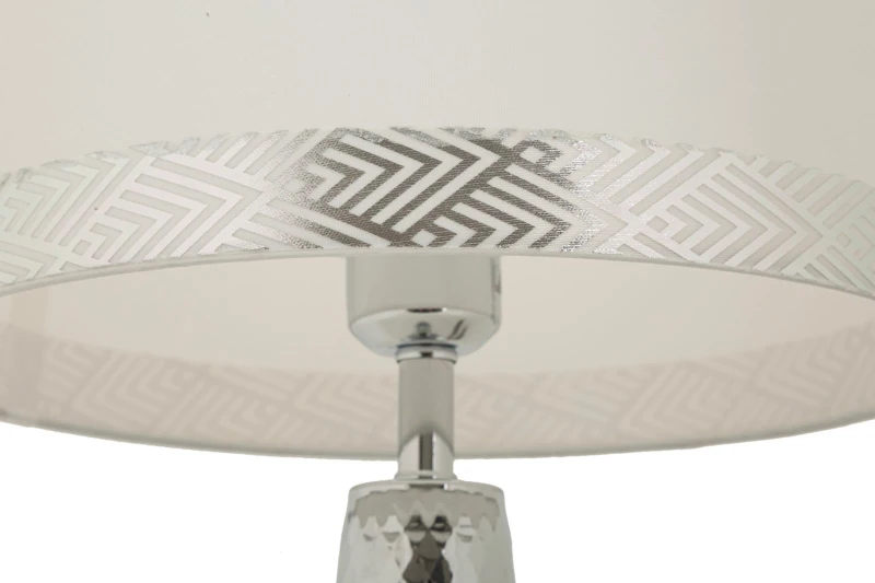 Mauro Ferretti Lampă De Masă Tower Argintie Cm 30 X 52