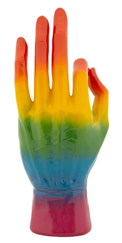 Mauro Ferretti Mână Curcubeu Ok, 16 X 10,5 X 36 Cm