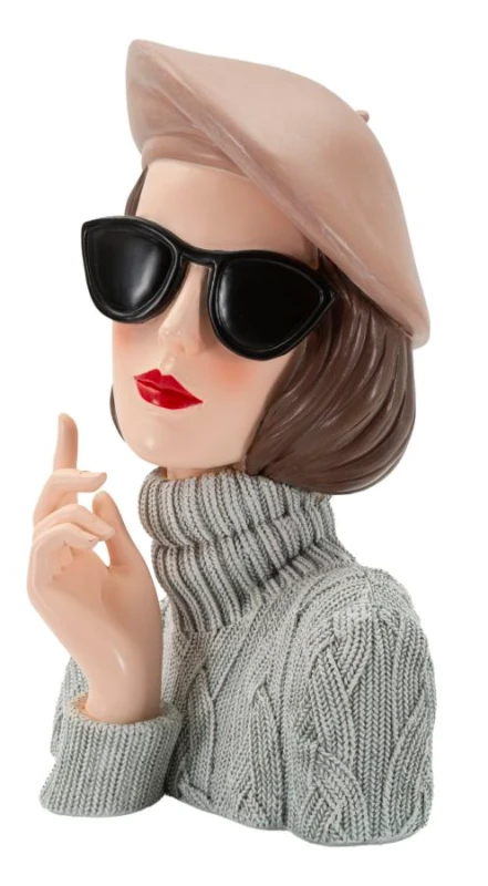 Mauro Ferretti Statueta Donna Paris -B- Cm 18,5X14X24