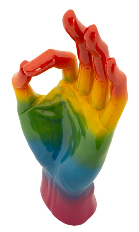 Mauro Ferretti Mână Curcubeu Ok, 16 X 10,5 X 36 Cm