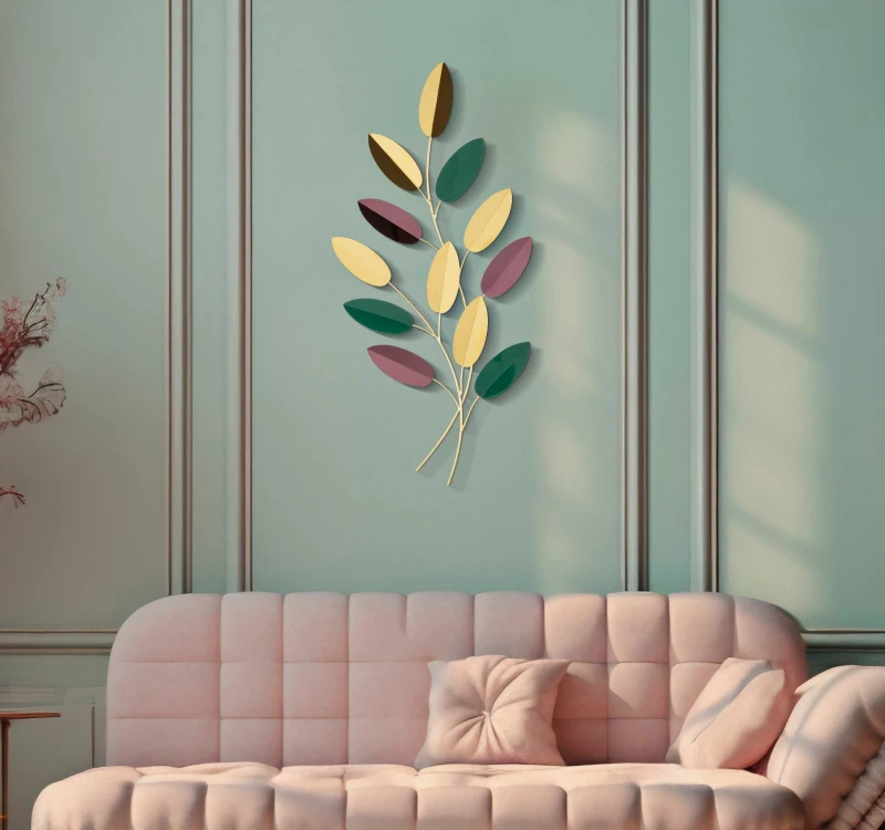 Mauro Ferretti Panou Decorativ Colorat Pentru Perete, 31 X 1,9 X 61 Cm