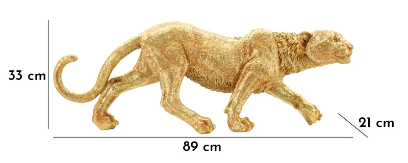 Mauro Ferretti Statuetă Leopard Shant 89 X 21 X 33 Cm