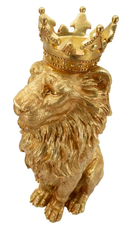 Mauro Ferretti Statuie Leul Rege Shant, 30 X 42 X 74 Cm