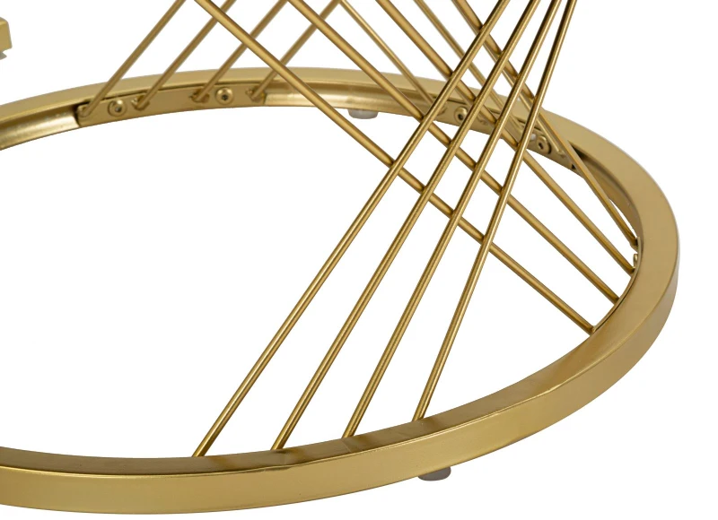 Mauro Ferretti Set De 2 Masute De Cafea Votix,  Cm Ø 70X48-50X43,3