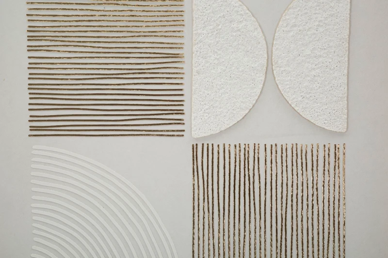 Mauro Ferretti Pictura Abstract Pe Panza, Cu Rama,  Cm 60X3X58