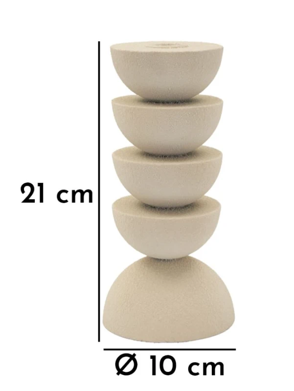 Mauro Ferretti Suport Pentru Lumanare Dune Pix Cm Ø 10X19