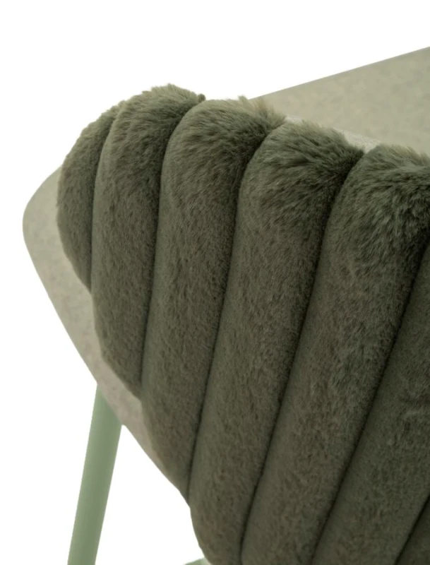 Mauro Ferretti Scaun De Bar Alaska -B- Verde Set 2 Bucăți Cm 55X58X106 (Înălțime Șezut Cm 77)