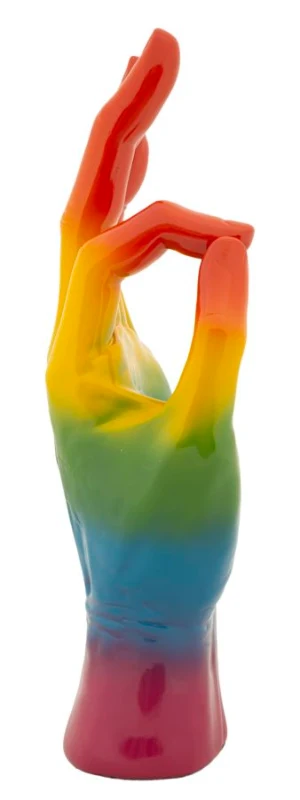 Mauro Ferretti Mână Curcubeu Ok, 16 X 10,5 X 36 Cm