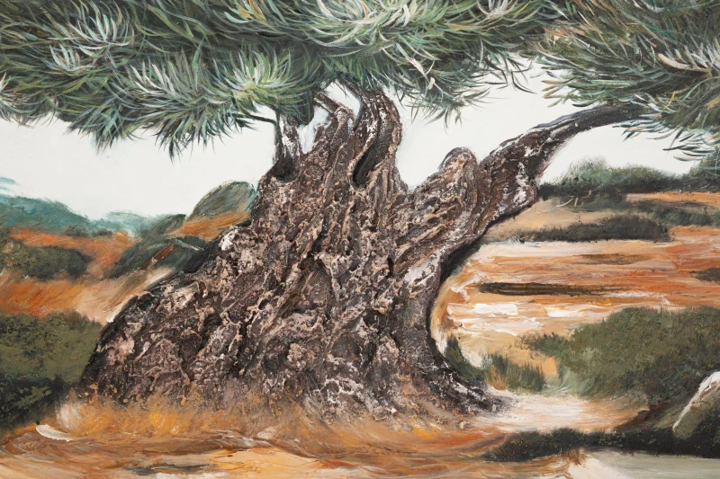 Mauro Ferretti Pictura Pe Panza, Maslin, -B- Cm 120X3,8X78