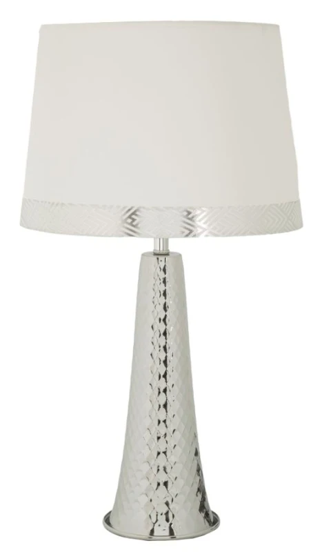 Mauro Ferretti Lampă De Masă Tower Argintie Cm 30 X 52